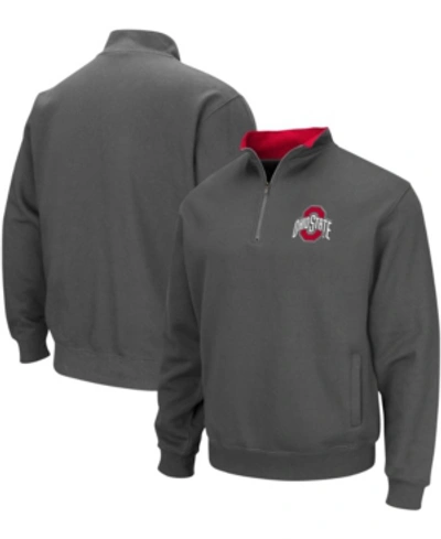 Shop Colosseum Men's Charcoal Ohio State Buckeyes Tortugas Team Logo Quarter-zip Jacket