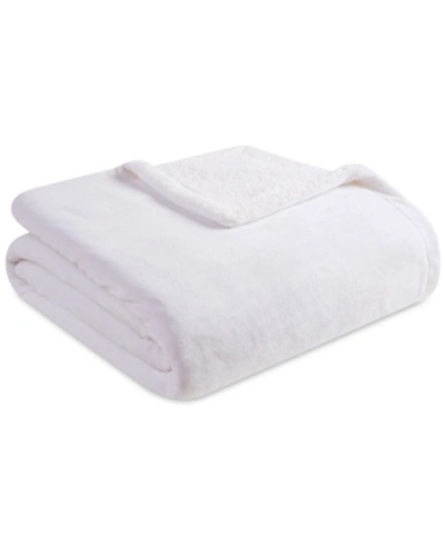 Charter Club Sherpa Plush Blanket, Full/queen, Created For Macy's In  Classic White | ModeSens