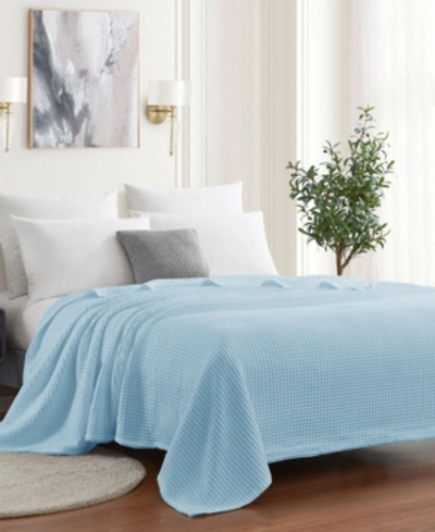Shop Sweet Home Collection Waffle Weave Blanket, King In Pearl