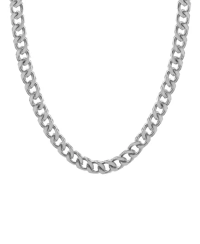 Shop Eve's Jewelry Men's Stainless Steel Fox Chain Necklace
