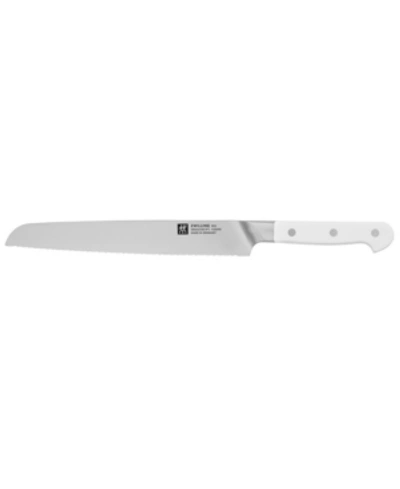Shop Zwilling Pro Le Blanc 9" Z15 Serration Bread Knife In Silver-tone