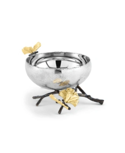 Shop Michael Aram Butterfly Ginkgo Small Bowl In Gold- Tone