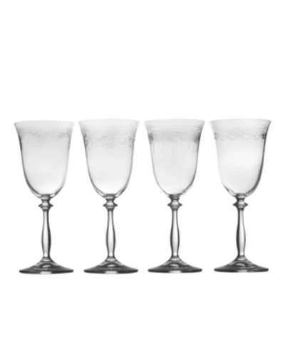 Shop Mikasa Amelia Red Wine Glasses Set Of 4, 13.5 oz In Clear