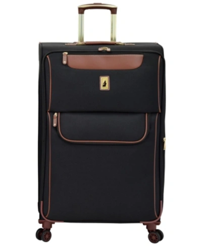 Shop London Fog Westminster 29" Expandable Check-in Spinner In Black