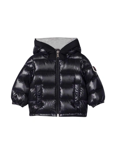 Shop Moncler Black Newborn Down Jacket