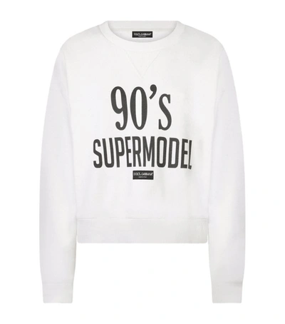 Shop Dolce & Gabbana Graphic Sweatshirt In Multi