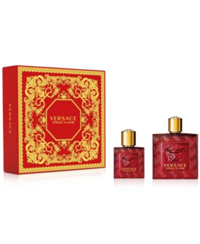 Shop Versace Men's 2-pc. Eros Flame Eau De Parfum Gift Set