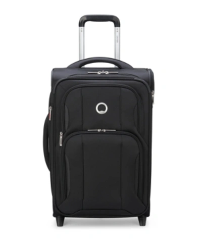 Shop Delsey Closeout!  Optimax Lite 2.0 Expandable 2-wheel Carry-on Upright In Black
