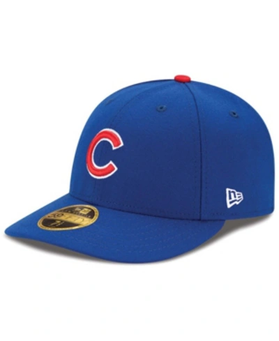 Shop New Era Men's Chicago Cubs Authentic Collection On-field Low Profile Game 59fifty Fitted Hat In Royal