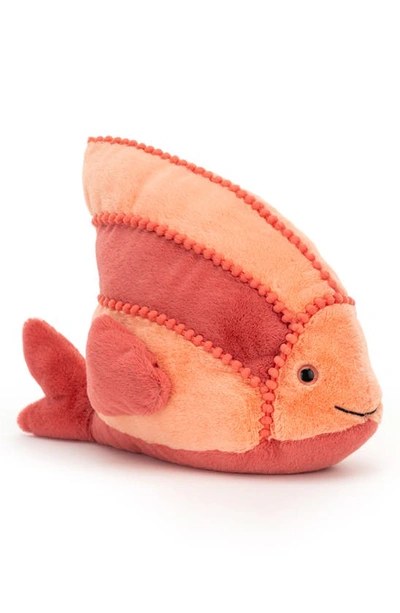 Shop Jellycat Neo Fish Stuffed Animal In Orange