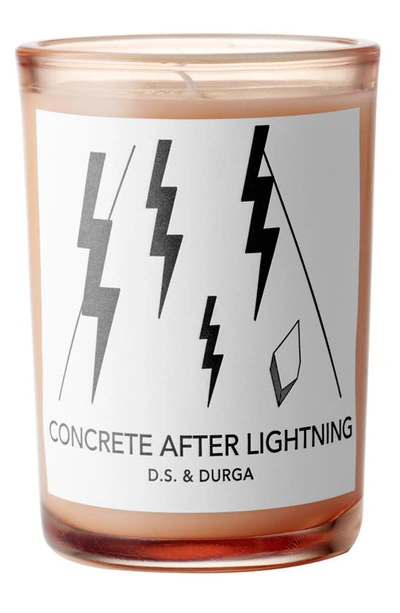 Shop D.s. & Durga Concrete After Lightning Scented Candle In White