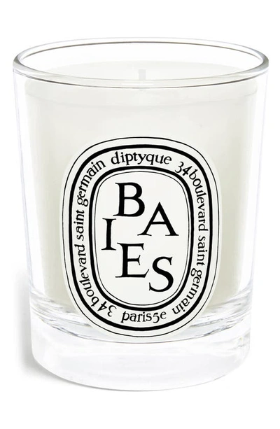 Shop Diptyque Baies (berries) Scented Candle, 6.5 oz In Clear Vessel