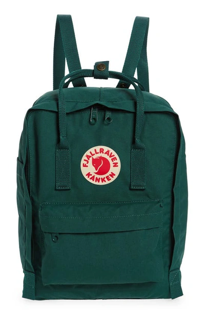 Shop Fjall Raven Kånken Water Resistant Backpack In Arctic Green