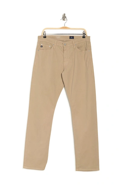 Ag Graduate Tailored Jeans In Khaki