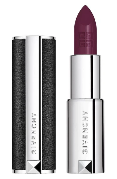 Shop Givenchy Le Rouge Satin Matte Lipstick In 218 Violet Audacieux