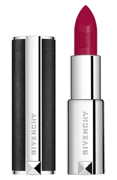 Shop Givenchy Le Rouge Satin Matte Lipstick In 315 Framboise Velours
