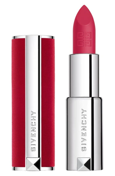 Shop Givenchy Le Rouge Deep Velvet Matte Lipstick In 25 Fuchsia Vibrant