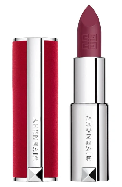 Shop Givenchy Le Rouge Deep Velvet Matte Lipstick In 42 Violet Velours