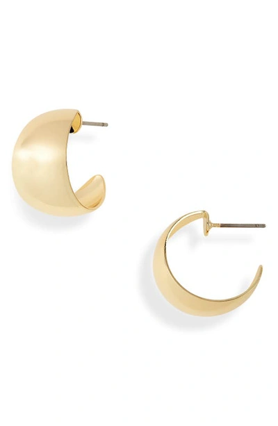 Shop Petit Moments Melrose Hoop Earrings In Gold