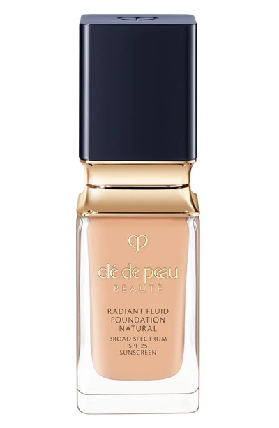 Shop Clé De Peau Beauté Radiant Fluid Natural Foundation In O30