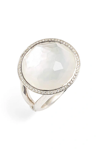 Shop Ippolita Stella In Silver/ Mother Of Pearl