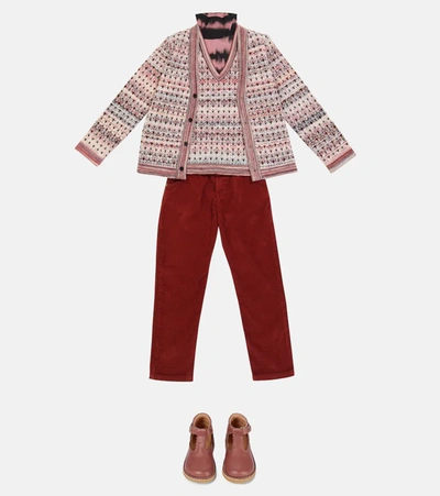 Paade Mode Wool-blend Cardigan In White
