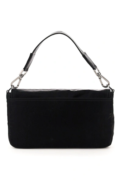 Shop Dolce & Gabbana Samboil Nylon Shoulder Bag In Black