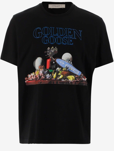 Shop Golden Goose T-shirts And Polos In Nero