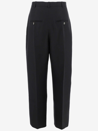 Shop Jacquemus Trousers In Nero