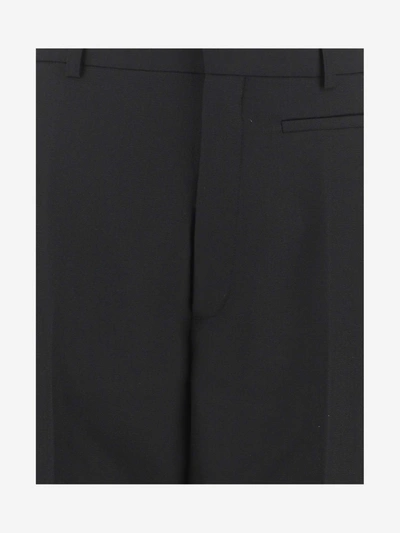 Shop Jacquemus Trousers In Nero