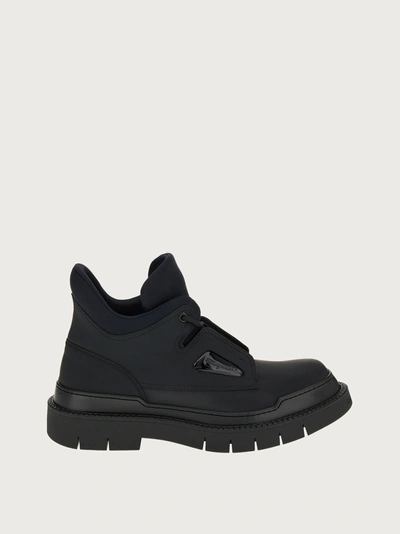 Shop Ferragamo Ankle Boot In Black