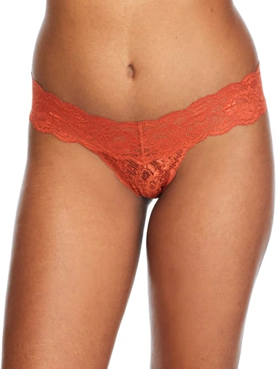 Shop Cosabella Never Say Never Cutie Low Rise Thong In Sahara