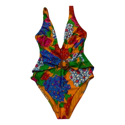 Pre-owned Zimmermann One-piece Swimsuit In Multicolour