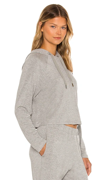 Shop Calvin Klein Underwear Long Sleeve Hoodie In Grey