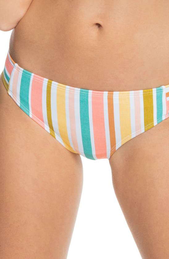 Roxy Juniors' Aloha Stripe Hipster Bikini Bottoms Women's Swimsuit In  Bright White Aloha Stripe S | ModeSens