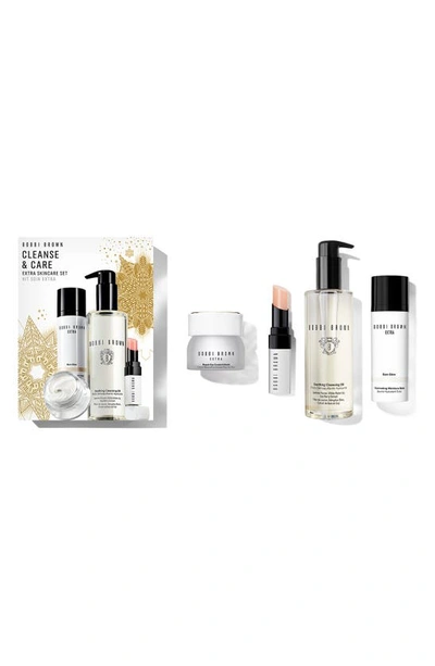 Shop Bobbi Brown Full Size Cleanse & Care Extra Skin Care Set Usd $233 Value
