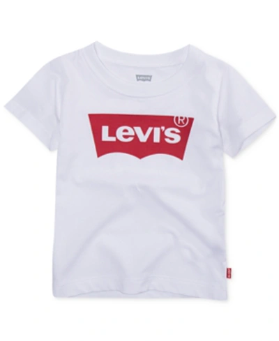 Shop Levi's Baby Boys Short Sleeve Batwing T-shirt In Grey Heather