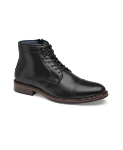 Shop Johnston & Murphy Men's Xc Flex Raleigh Cap Toe Zip Boots Men's Shoes In Black