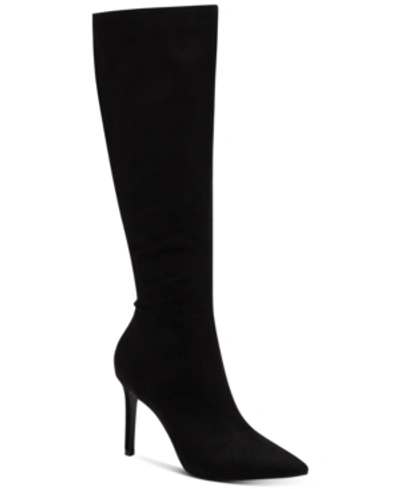 Shop Inc International Concepts Women's Rajel Dress Boots, Created For Macy's Women's Shoes In Black Micro