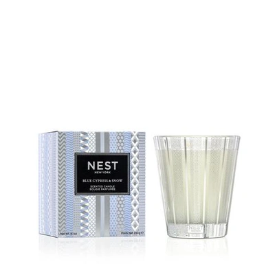 Shop Nest New York Blue Cypress & Snow Classic Candle