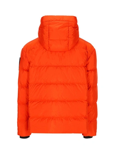 Shop Moose Knuckles Men's Orange Other Materials Outerwear Jacket