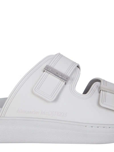 Shop Alexander Mcqueen Men's Grey Other Materials Sandals