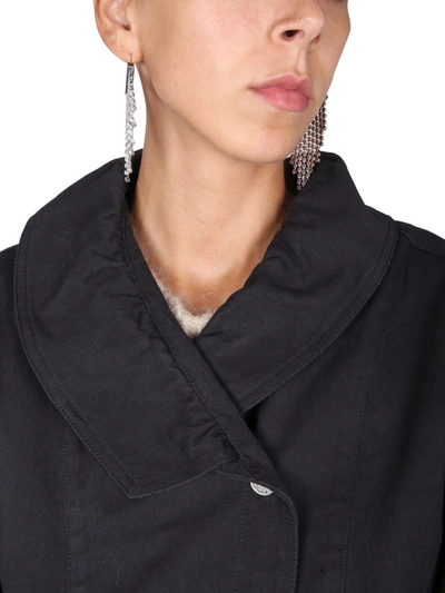 Shop Isabel Marant Women's Black Other Materials Outerwear Jacket