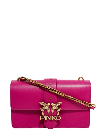 Shop Pinko Shoulder Bag In Pink