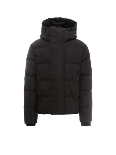 Dsquared2 Road Man Quilted Puffer Jacket In Black