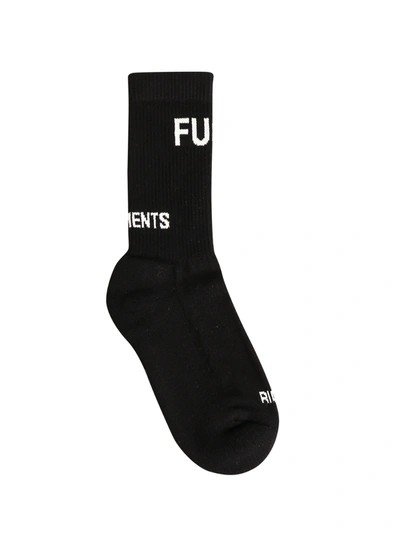 Shop Vetements Socks In Black