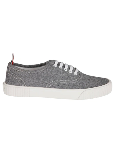 Shop Thom Browne Waterproof Lightweight Heritage Sneakers In Medium Grey