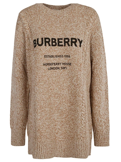 Shop Burberry Mabel Sweater In Camel