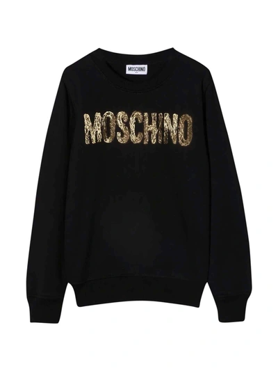 Shop Moschino Unisex Black Sweatshirt In Nero
