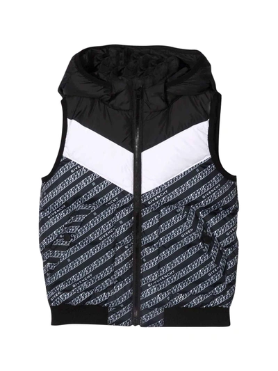 Shop Givenchy Black Vest In Nero/bianco